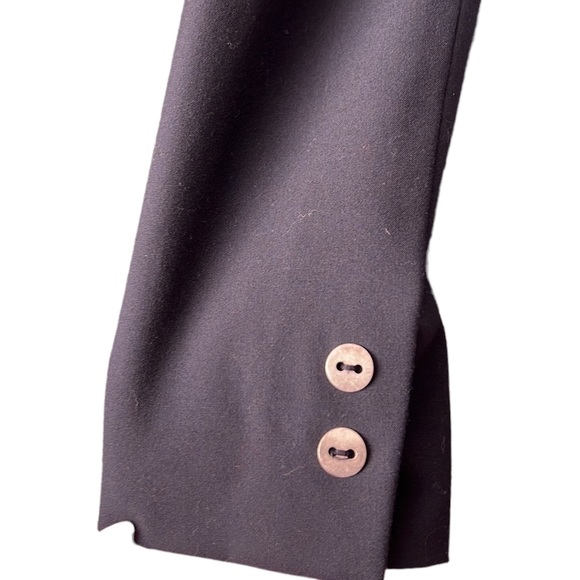 TAHARI by Arthur S. Levine Petite Dark Blue Suit Jacket Blazer - Picture 5 of 10